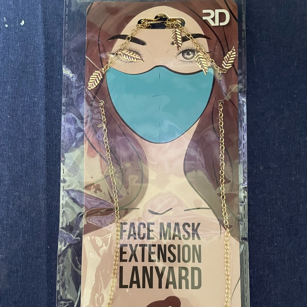 Feather Face Mask Extension Lanyard